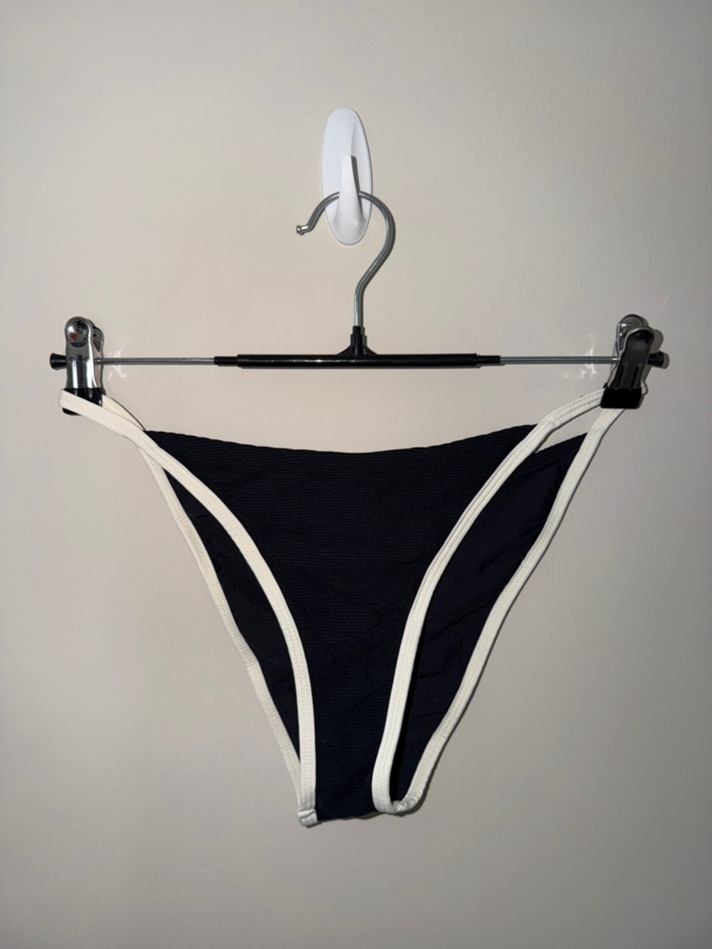 l*space Navy Bikini Bottoms with White Trim